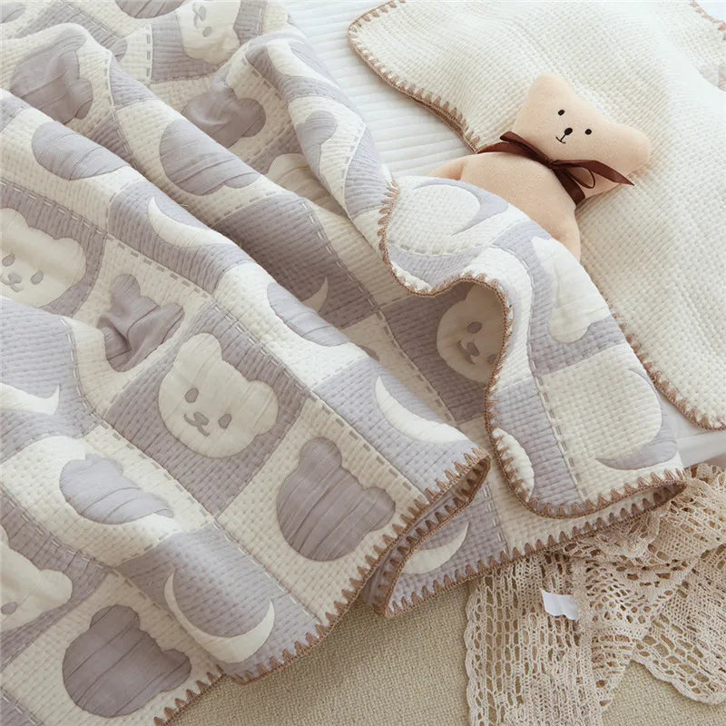 DreamSoft Reversible Cotton Blanket - Just Kidding Store