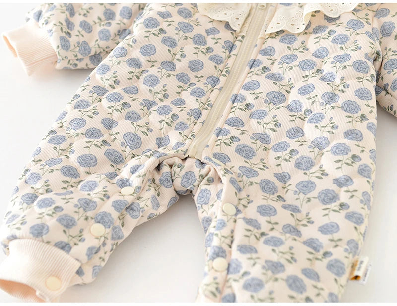 Luxe Pom Pom Floral Jumpsuit - Just Kidding Store