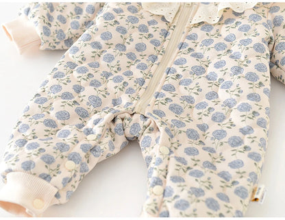Luxe Pom Pom Floral Jumpsuit - Just Kidding Store
