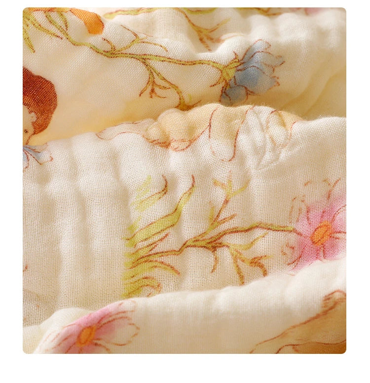 Double Layer Cotton Muslin Blanket - Just Kidding Store