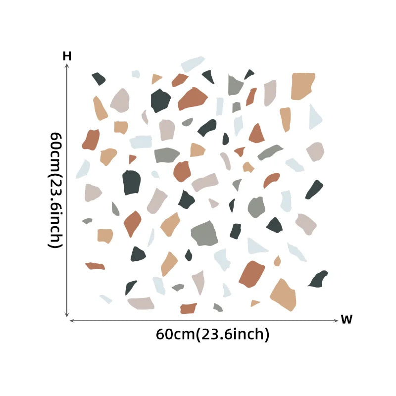 Irregular Terrazzo Wall Decals - Just Kidding Store