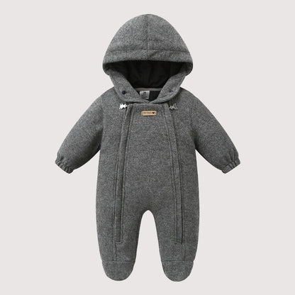 Winter Hooded Baby Toddler Jumpsuit - Just Kidding Store
