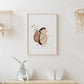 Boho Fox Rabbit Bee Bear Hedgehog Flower Canvas Posters - Just Kidding Store