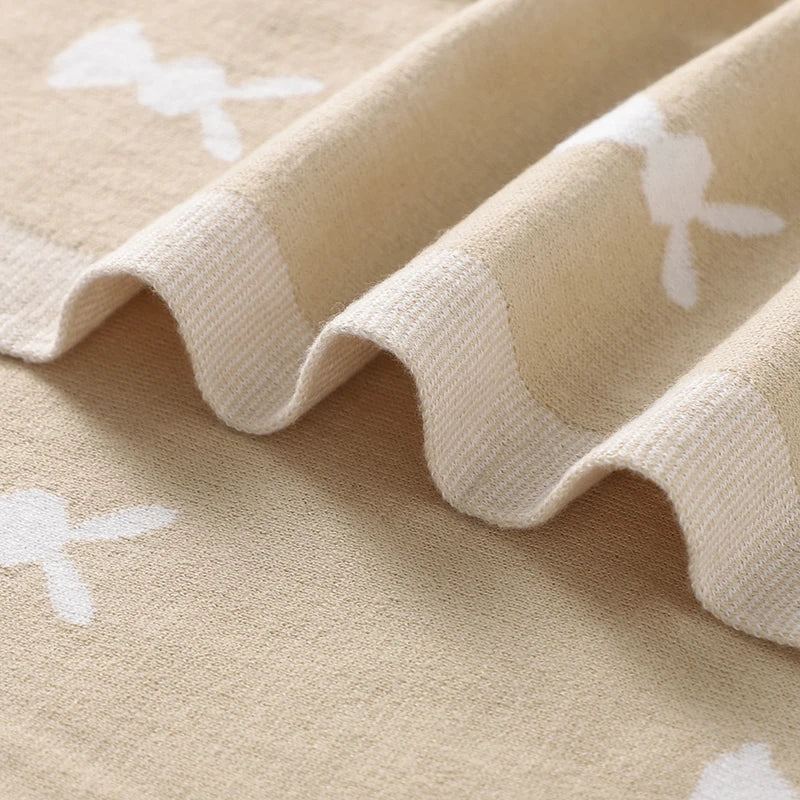 Baby Bunny Cotton Knit Nursery Blanket - Just Kidding Store