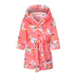 Winter Hooded Flannel Kids Robe - Just Kidding Store