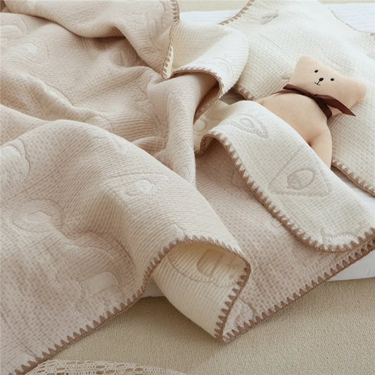 DreamSoft Reversible Cotton Blanket - Just Kidding Store
