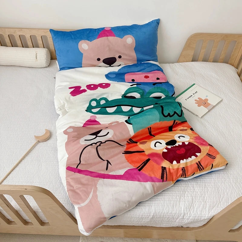 Kids Sleeping Bag With Pillow - Sleeping Envelope - Just Kidding Store