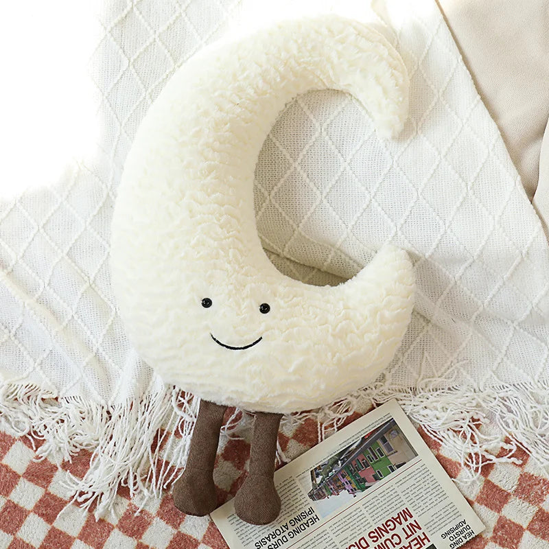 Happy Sun Star Moon Soft Cushion - Just Kidding Store