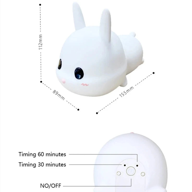 Rabbit LED Light - Touch Sensor Switching Lamp - Just Kidding Store