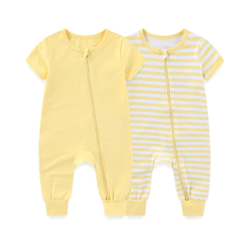 Summer Stripe Romper Set - Just Kidding Store