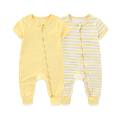 Summer Stripe Romper Set - Just Kidding Store