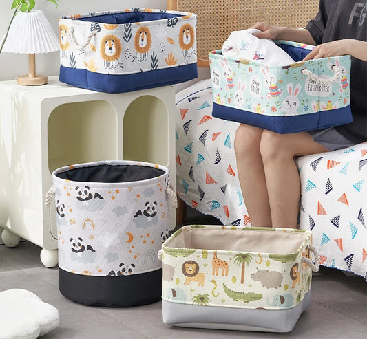 Zoo Animals Storage Bins - Just Kidding Store