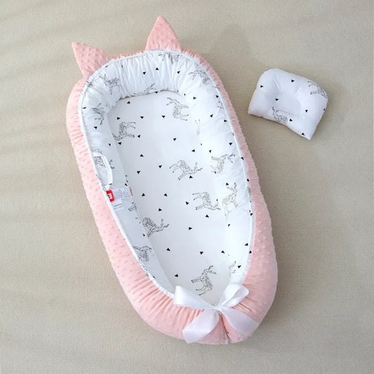 Cozy Nest – Soft Newborn Lounger - Just Kidding Store