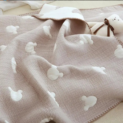 DreamSoft Reversible Cotton Blanket - Just Kidding Store