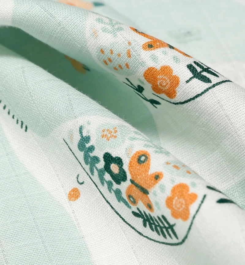 Double Layer Cotton Gauze Muslin Baby Blanket - Just Kidding Store