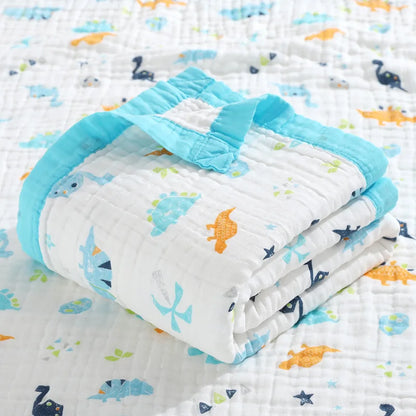 6 Layers Cotton Muslin Blanket - Just Kidding Store