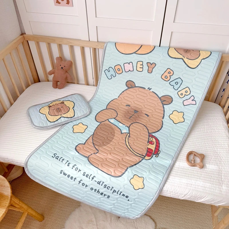 Latex Fiber Mat - Cooling Summer Mattress Topper - Just Kidding Store