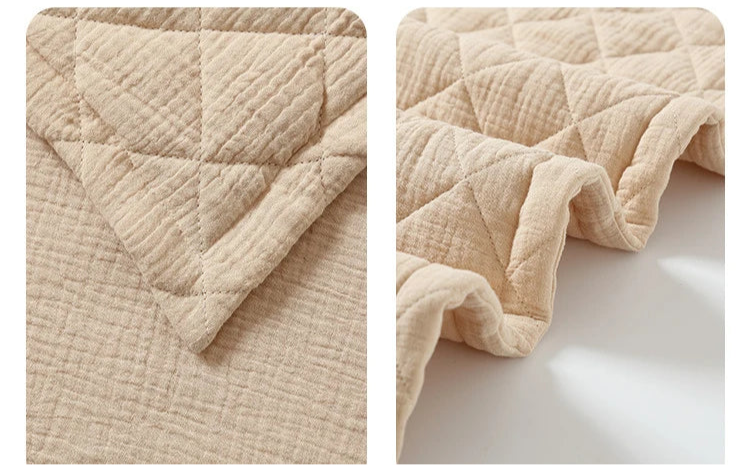 Premium Quilted Muslin Baby Blanket - Just Kidding Store
