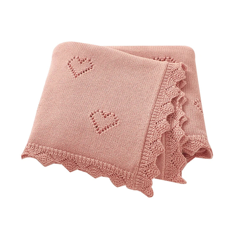 Sweet Hearts Cotton Blanket - Just Kidding Store