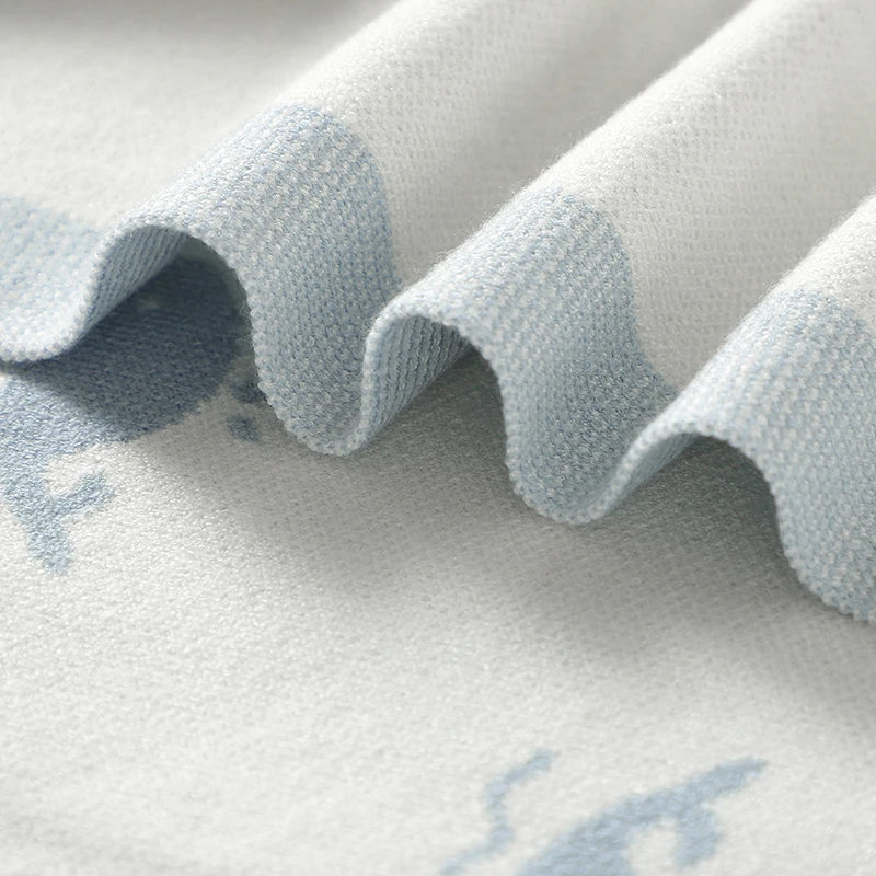 Baby Whale Nursery Blanket - Just Kidding Store