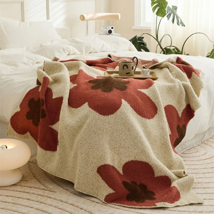 Fluffy Flower Throw Blanket - Just Kidding Store