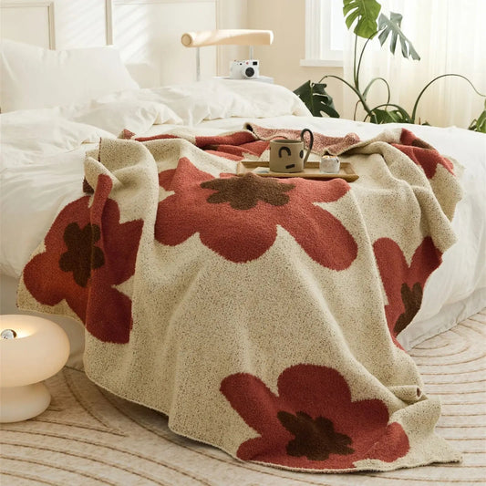 Fluffy Flower Throw Blanket - Just Kidding Store