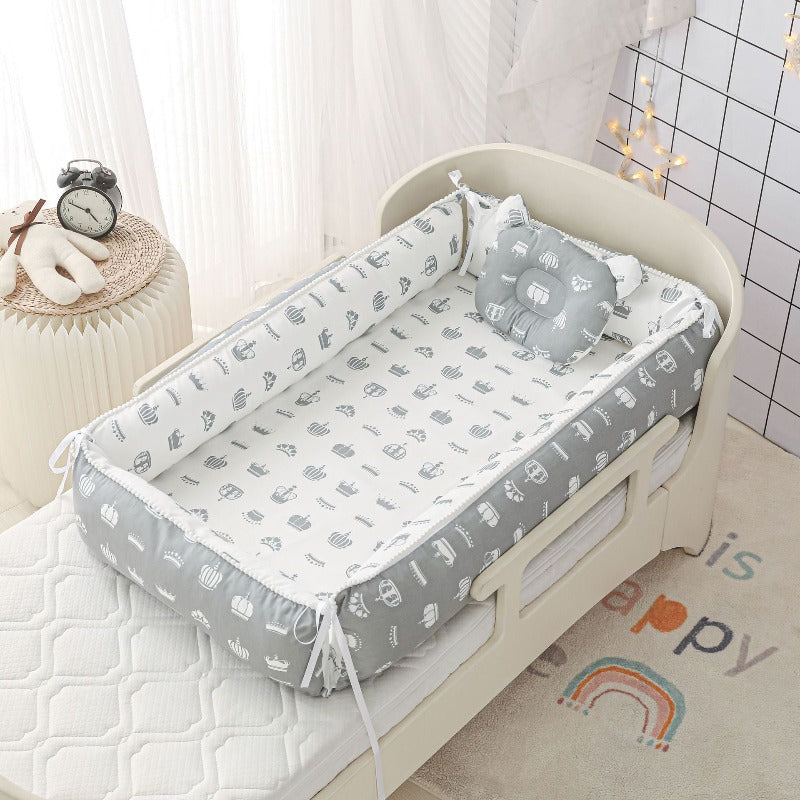 Baby Nest - Portable High Border Infant Crib - Just Kidding Store