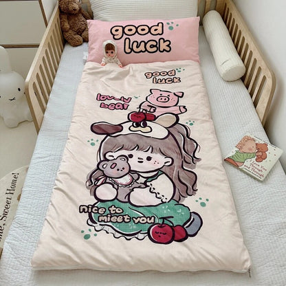 Kids Sleeping Bag With Pillow - Sleeping Envelope - Just Kidding Store