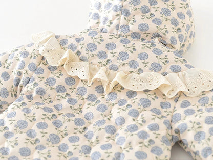 Luxe Pom Pom Floral Jumpsuit - Just Kidding Store