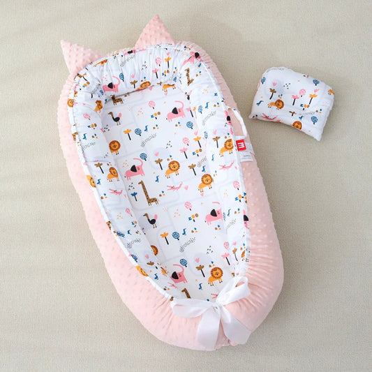 Cozy Nest – Soft Newborn Lounger - Just Kidding Store