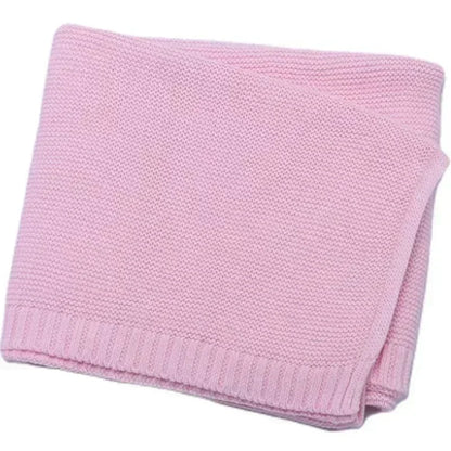 Personalized Name Cotton Knitted Blanket - Just Kidding Store