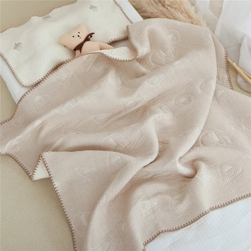 DreamSoft Reversible Cotton Blanket - Just Kidding Store