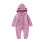 Hooded Baby Infant Winter Knitted Jumpsuit - Just Kidding Store