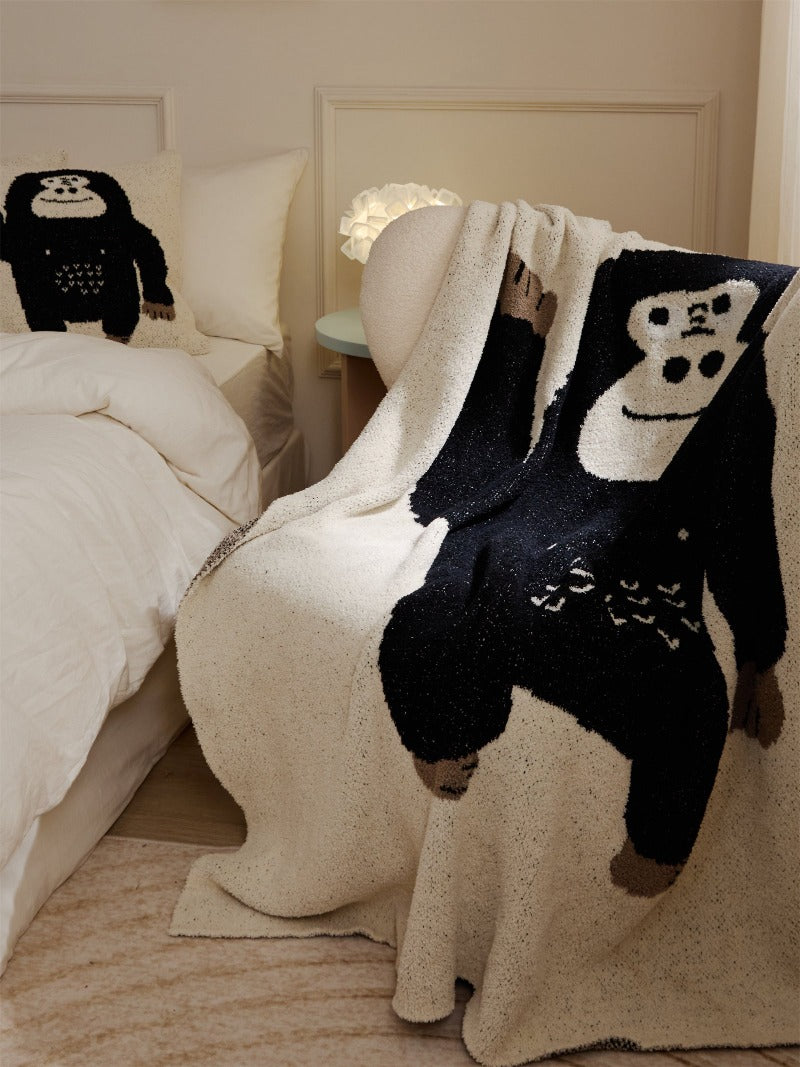 Fluffy Gorilla Throw Blanket - Just Kidding Store