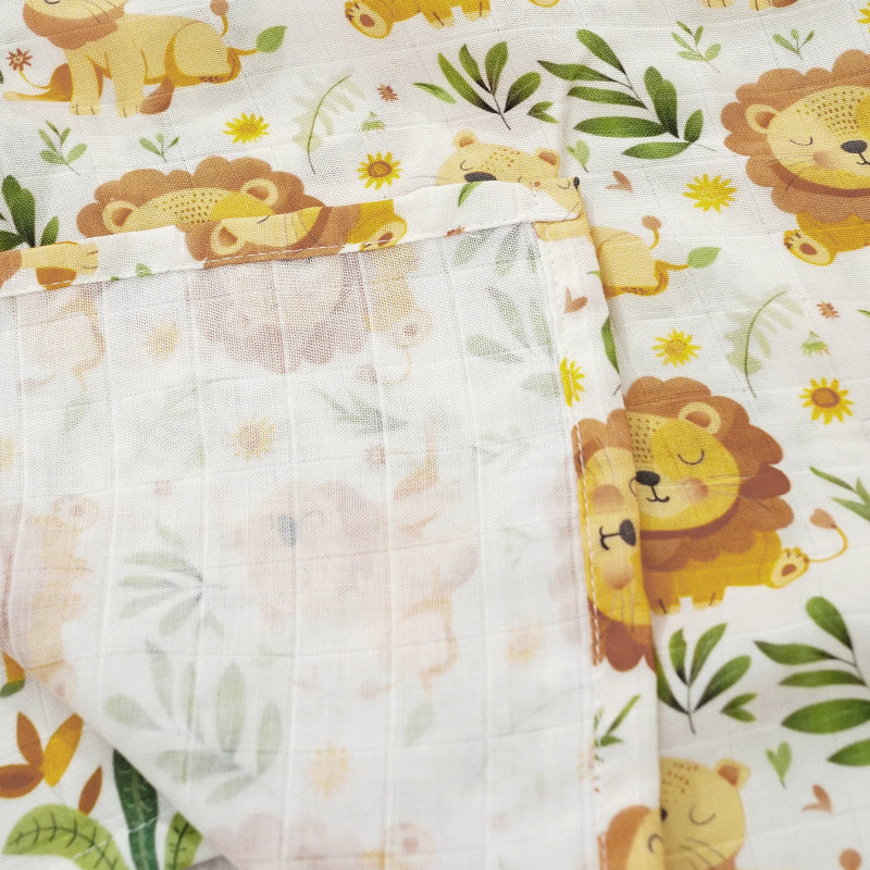 Cotton Bamboo Oversized Swaddle Blanket - Just Kidding Store