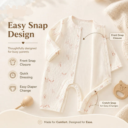 Baby Lightweight Cotton Summer Romper - Just Kidding Store
