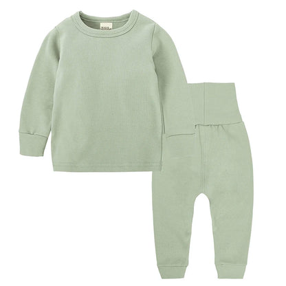 High Waist Sleepwear Set - Kids Pajamas