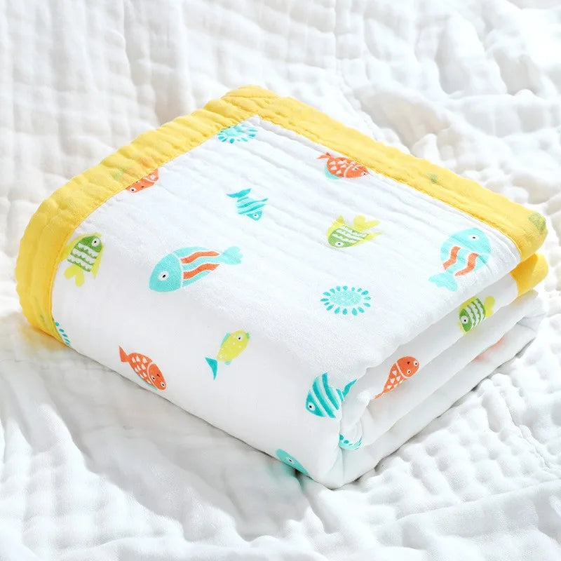 6 Layers Cotton Muslin Blanket