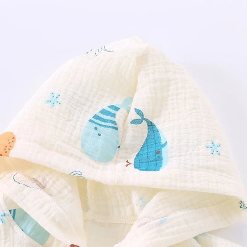 Muslin Cotton Bathrobes - Just Kidding Store