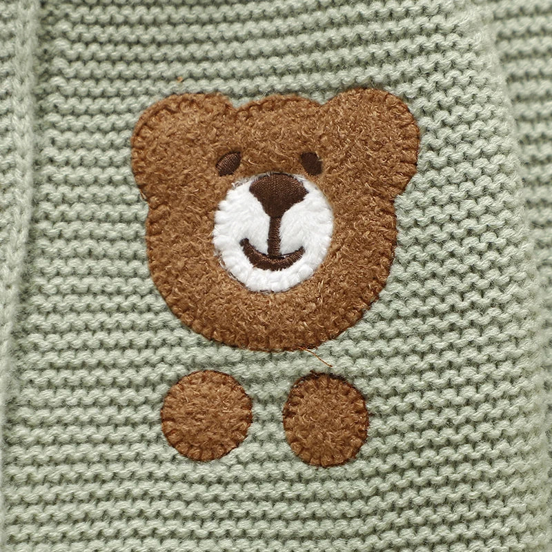 Teddy Knitted Infant Romper - Just Kidding Store
