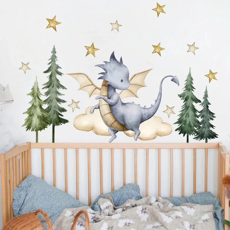 Flying Dragon Wall Decal - Just Kidding Store