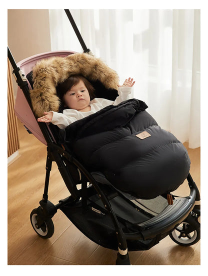 Winter Windproof Footmuff - Universal Pram Sleepsack 0-24M