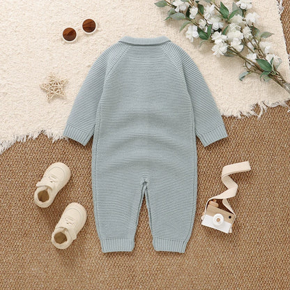 Teddy Knitted Infant Romper - Just Kidding Store