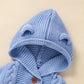 Hooded Baby Infant Winter Knitted Jumpsuit - Just Kidding Store