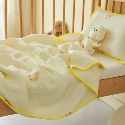 4 Layers Muslin Baby Nursery Blanket - Just Kidding Store
