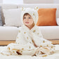 4 Layers Muslin Hooded Towel - Bath Poncho - Just Kidding Store