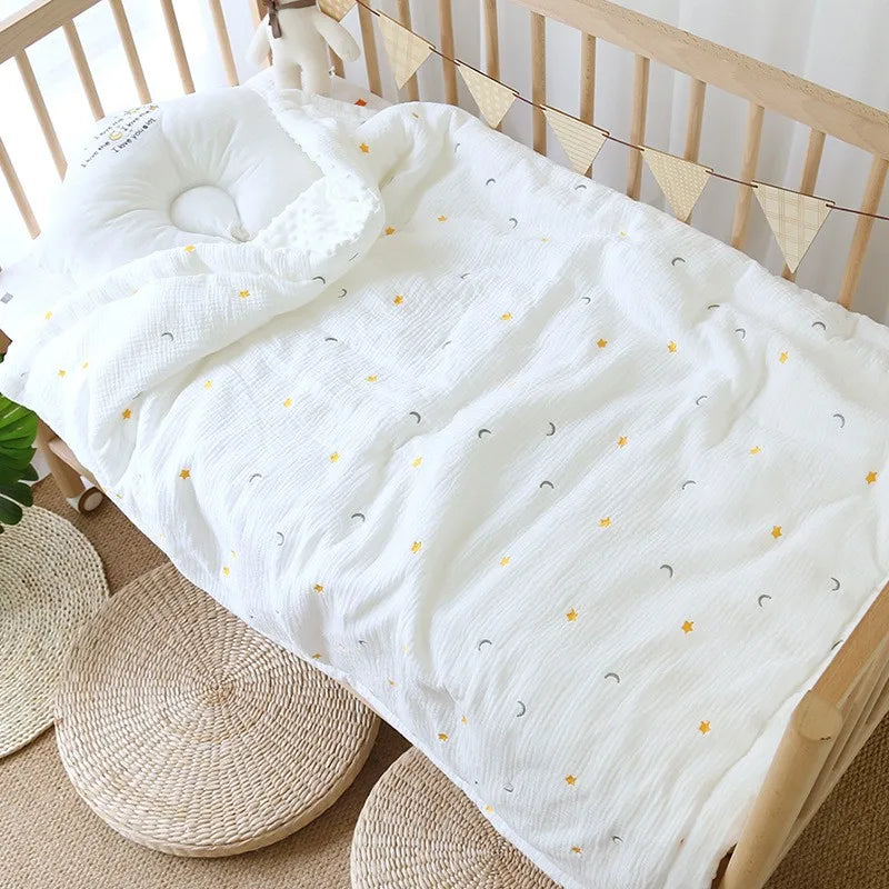 Embroidered Winter Cotton Bed Cover