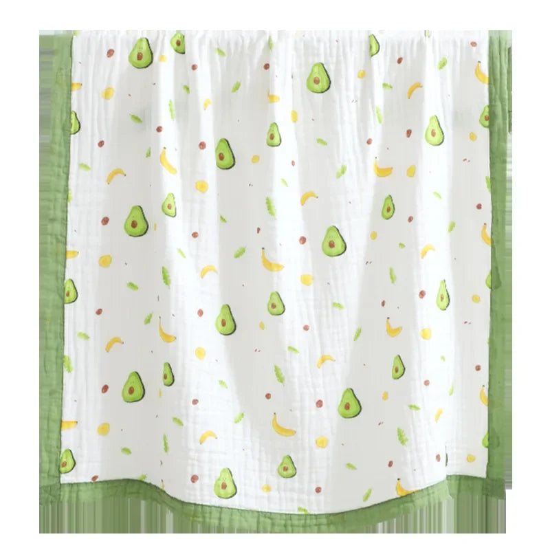 6 Layers Cotton Blanket Baby Kids Muslin Wrap - Just Kidding Store