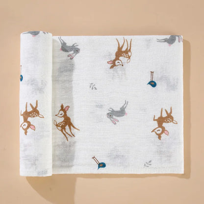Muslin Blanket - 2 Layers Cotton Swaddle