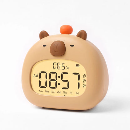 Capybara LED Alarm Clock Night Light - Just Kidding Store